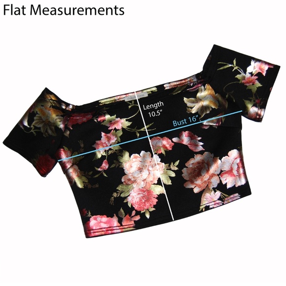 Charlotte Russe – Floral Cold Shoulder Crop Top - Picture 11 of 11